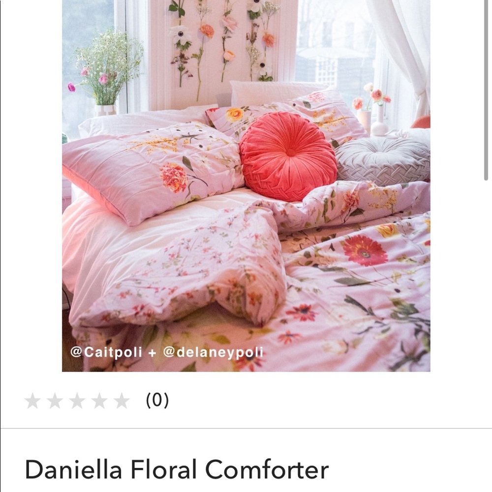 Full/Queen Floral Comforter
